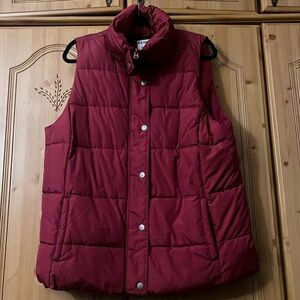 Old Navy Red Puffer Vest XL Tall